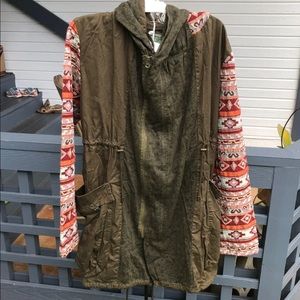 Paparazzi floral Aztec cargo jacket